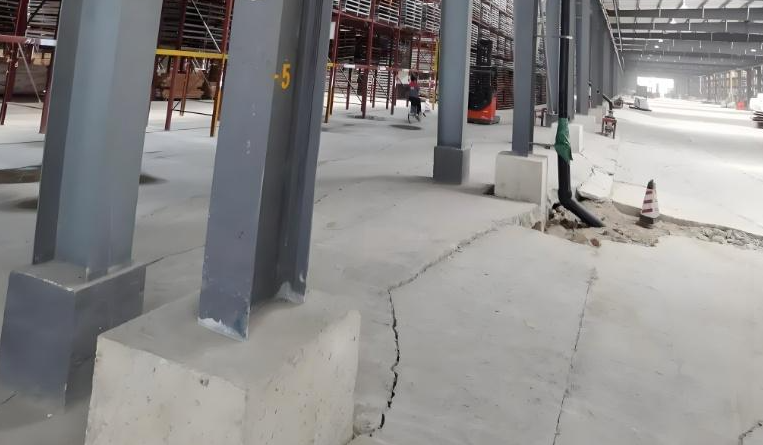 金昌厂房混凝土地面下沉原因及加固方案！